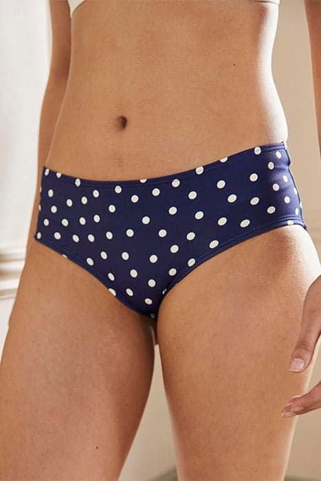 BIKINI SHORTS NAVY/IVORY SPOT by Boden