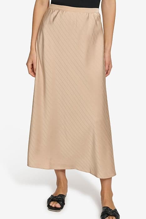 JACQRD STRPD MIDI SL SANDALWOOD by DKNY