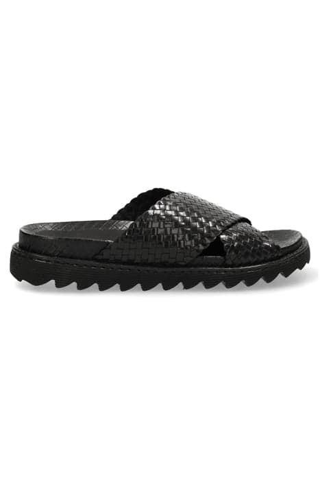 SHS0950 SLIPPER WOVEN BLACK by Shabbies Amsterdam