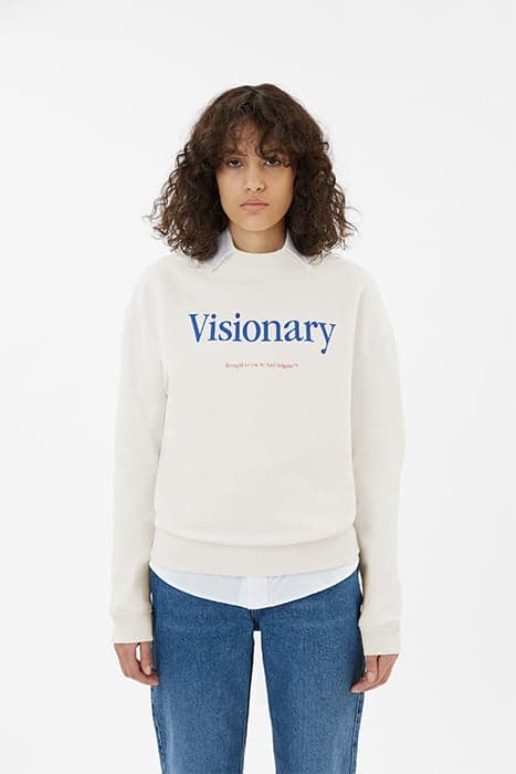 VISIONARY SWEATSHIRT ECRU by Axel Arigato