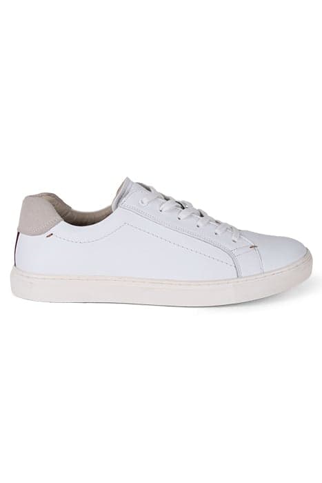 WOODY LEATHER TRAINER DISPLAY NATURAL WHITE by White Stuff