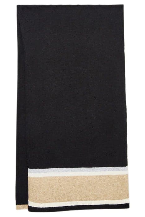 SIENNA FINE KNIT SCARF BLACK MULTI by White Stuff