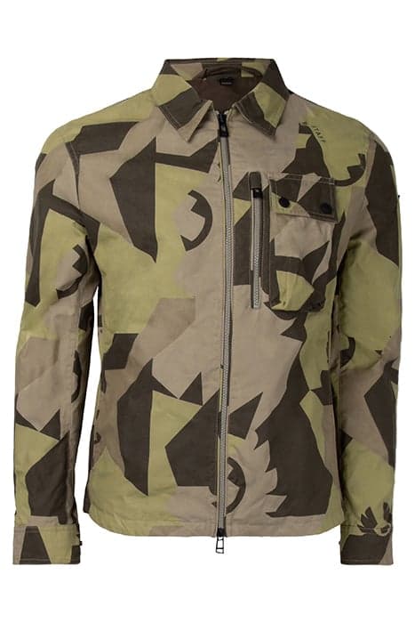 FRAGMENT PHOENIX RAIL OVERSHIRT LIME YELLOW by Belstaff