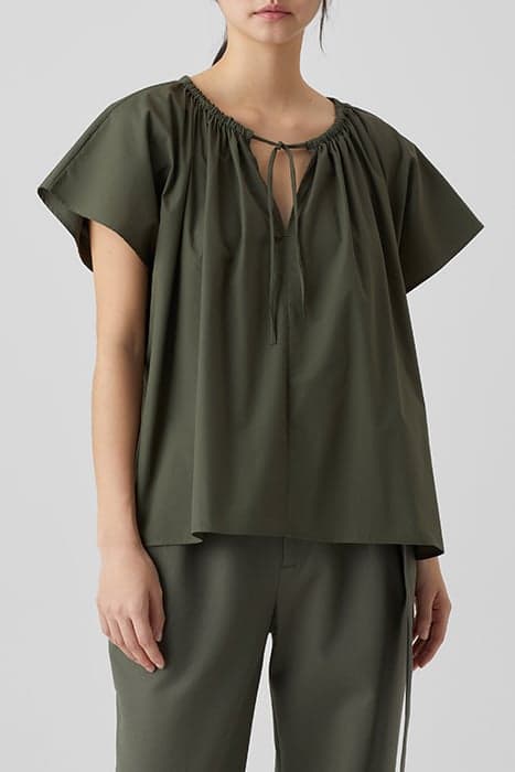 GATHERED TOP SHIRTS & BLOUSES PINE GREEN by Closed