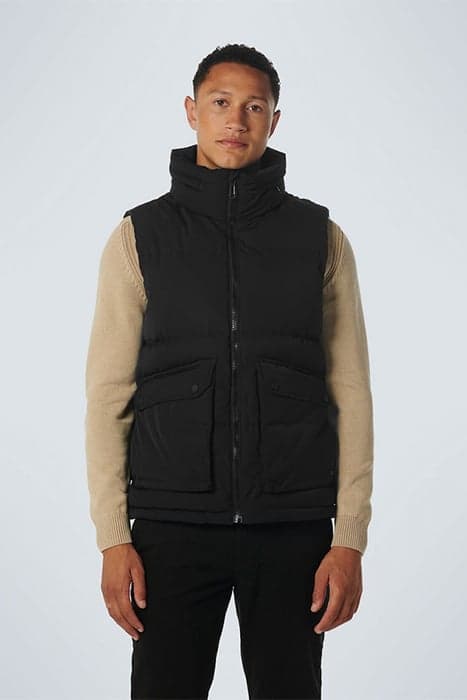 BODYWARMER PADDED BLACK by No Excess