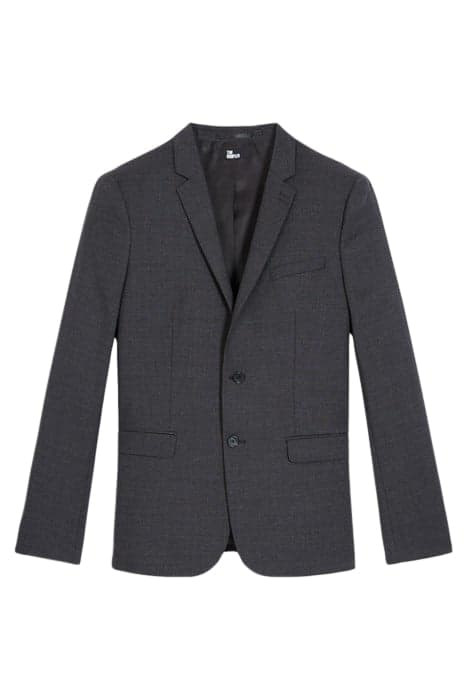 MICRO HOUNDSTOOTH PATTERN SUIT JACKET BLACK by The Kooples