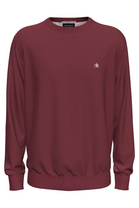 ESSENTIAL PULLOVER CREWNECK RED URCHIN by Scotch & Soda