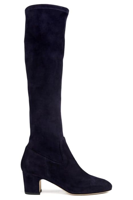 KIRA STACK HEEL KIRAN NAVY by LK Bennett