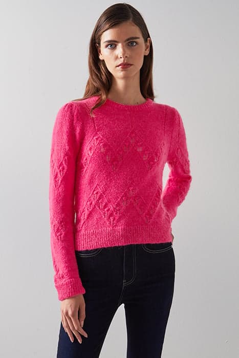 TK EBBA MOHAIR LACE WATERMELON by LK Bennett