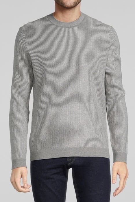 GREY WAFFLE KNIT SWEATER GREY by IKKS