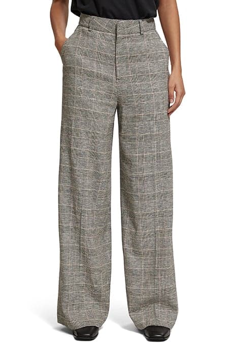 HANA - HIGH RISE WIDE LEG PRINCE OF WALES PANT PRINCE OF WAL by Scotch & Soda