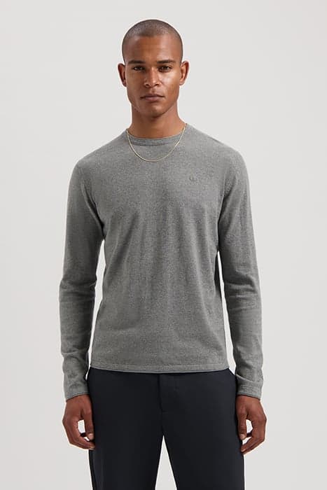 DS_GAGE CREWNECK GREY MELANGE GREY MELANGE by Dstrezzed