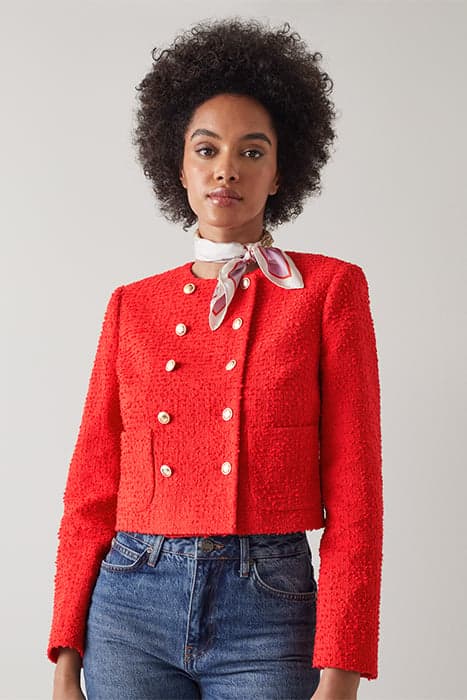 JK SASKIA - BOUCLE DOUBLE RED by LK Bennett