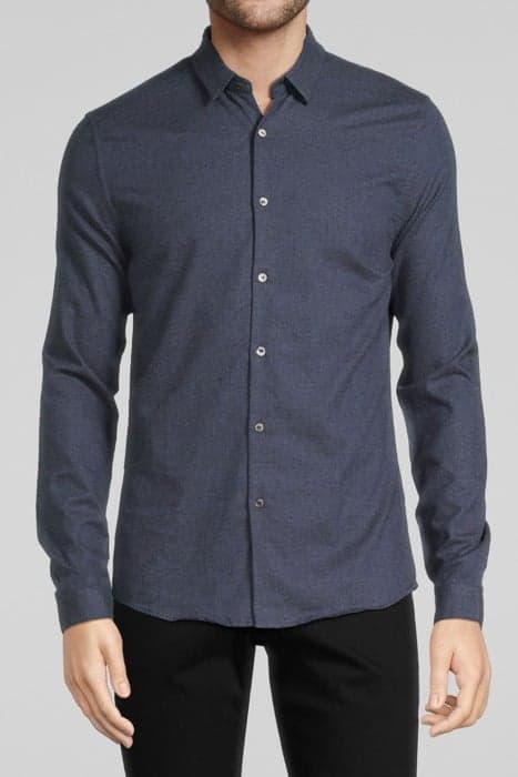 NAVY FLANNEL REGULAR SHIRT NAVY by IKKS