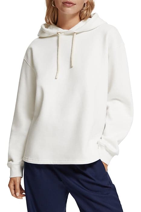 RELAXED FIT GRAPHIC HOODIE SWAN by Scotch & Soda