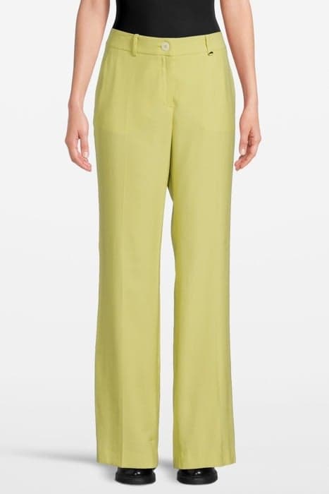 VISCOSE TWILL TWAN TROUSERS LIME by OKY