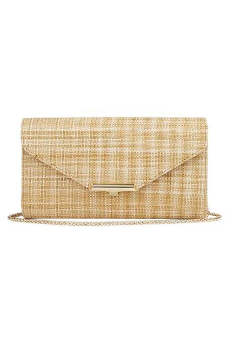 CU LUCY ENVELOPE METAL NATURAL by LK Bennett