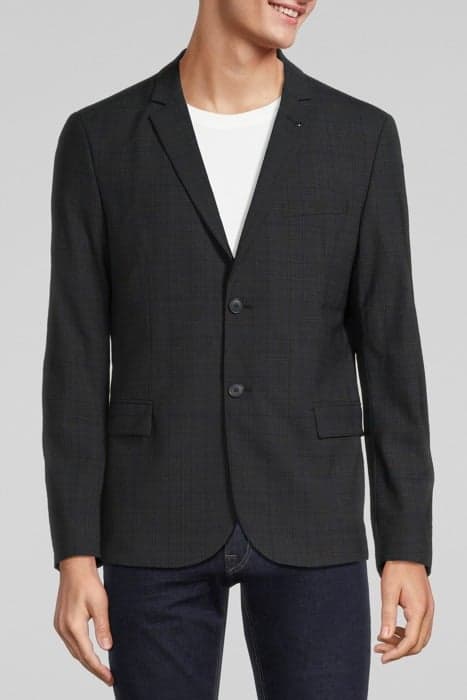 NAVY PRINCE OF WALES CHECK TRAVEL SUIT SUIT JACKET NAVY by IKKS