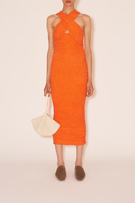 SOLIA DRESS ORANGE by Nanushka