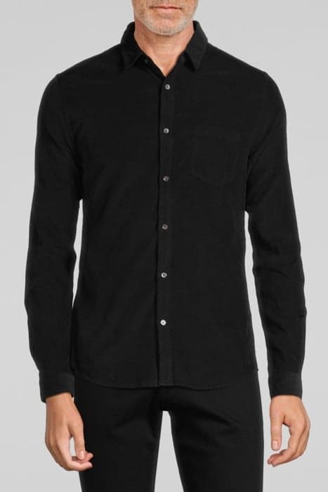 NAVY NEEDLECORD REGULAR SHIRT NAVY by IKKS