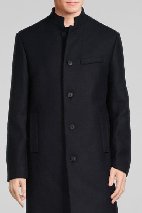 NAVY UPCYCLED STRAIGHT COAT NAVY by IKKS