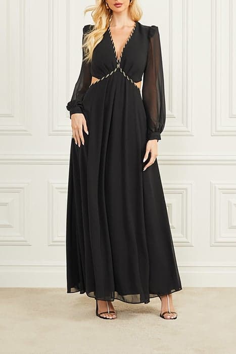 URSULA GOWN SOLID JET BLACK A996 by Marciano by Guess