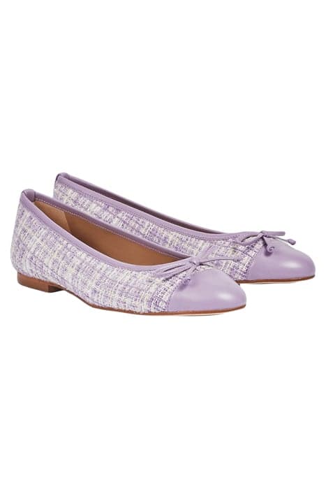 FL KARA TWEED BALLERINA LILAC by LK Bennett