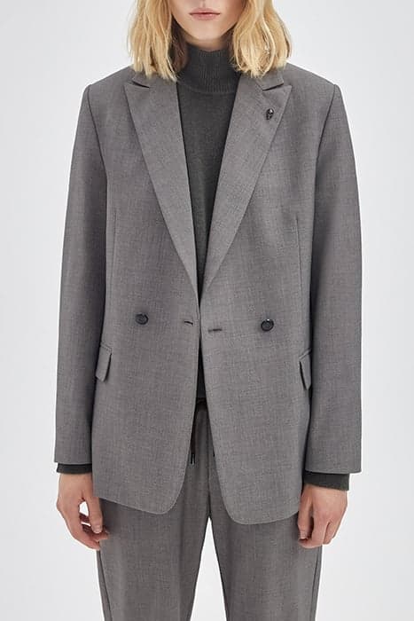 GREY DOUBLE-BREASTED SUIT JACKET GREY by IKKS