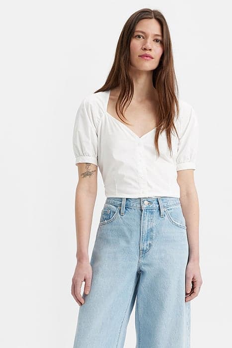 MARTA RAGLAN SS BLOUSE BRIGHT WHITE by Levi's