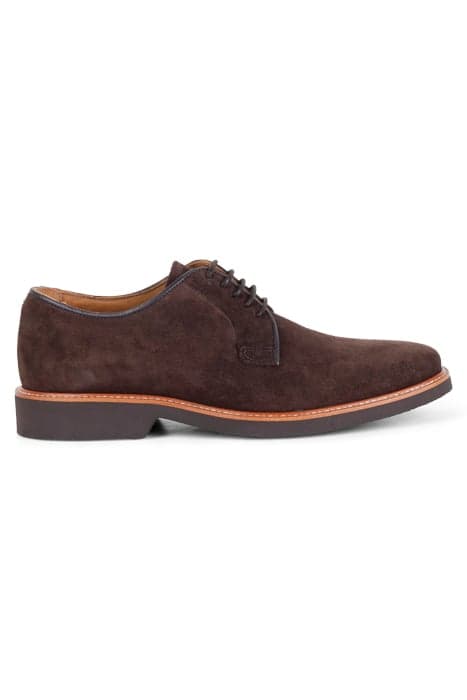 DERBY SUEDE DARK BROWN by Sebago