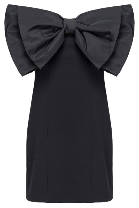 ANTIGUA ABITO CREPE STRETCH + TAFFETA BLACK by PINKO