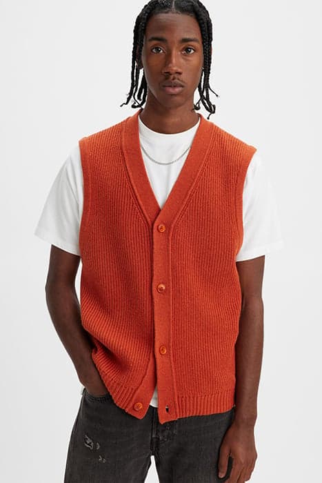 RINCON BUTTON DOWN VEST ROOIBOS TEA by Levi's