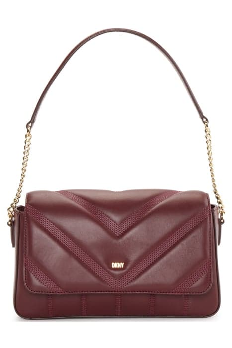 BECCA FLAP DEMI AGED WINE by DKNY