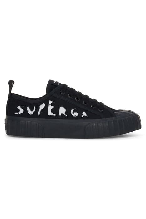 2630 RIPPED LOGO BLACK-WHITE by Superga