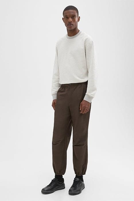 COTTON-BLEND JOGGER PANT DEEP TUNDRA by THEORY