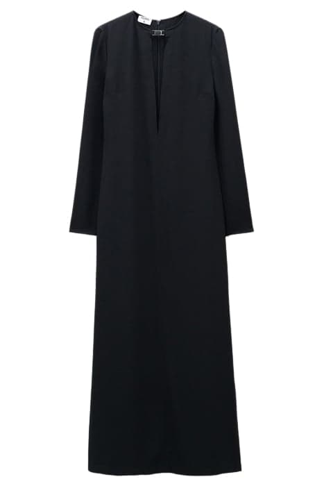 LONG SPLIT DRESS BLACK by Filippa K