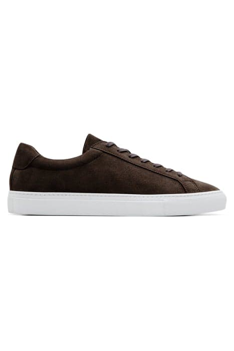 DUNDEE SUEDE DARK BROWN by No Label