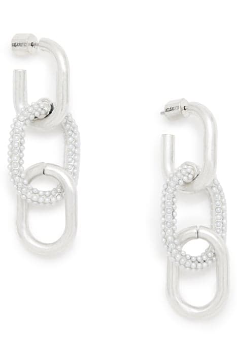 CYDNEY CHAIN EARNGS WARM SILVER/WHITE by AllSaints