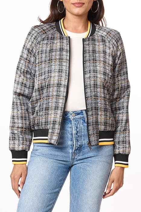 PRINTED BOMBER TWEED PLAID by Scotch & Soda