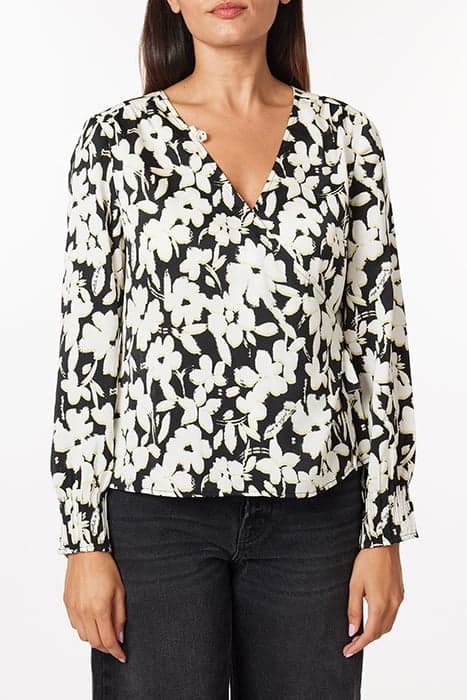 WRAP BLOUSE BLACK NIGHT FLORAL by Scotch & Soda