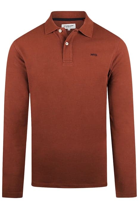 LONG SLEEVE POLO CHESNUT by McGregor