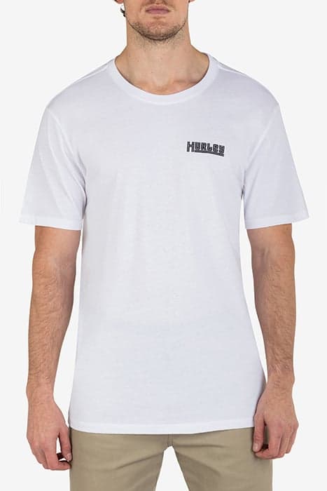 EVD SEABASHORT SLEEVE N SUN SHORT SLEEVE WHITE by Hurley