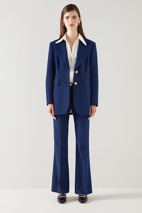 JK KENNEDY- WIDE LAPEL JA NAVY by LK Bennett