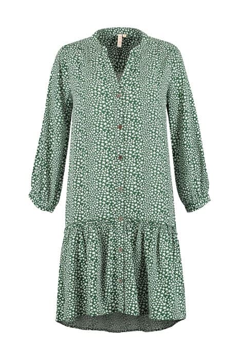 LADIES TUVALU DROP WAIST DRESS HUNTER GREEN by Shiwi