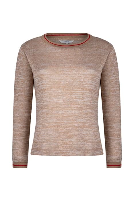 T-SHIRT LONG SLEEVES CAMEL HTR by Sandwich