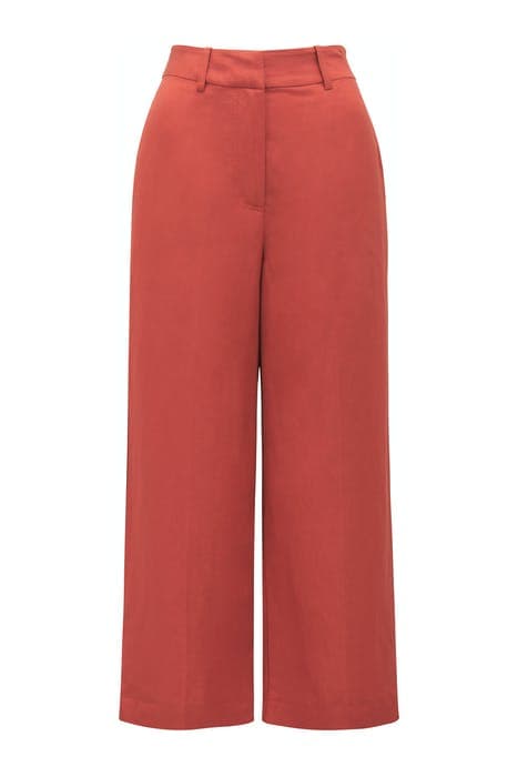 BYRON LINEN BLEND PANT RUST by Forever New