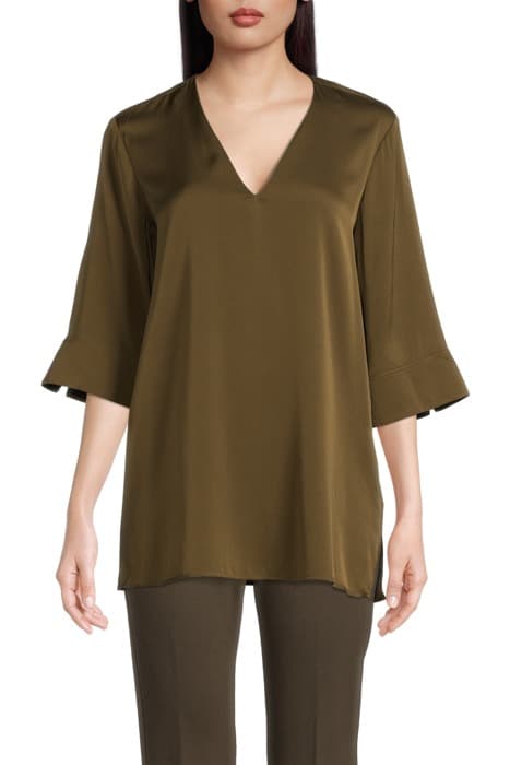 SILK TUNIC HIKE GREEN by Filippa K