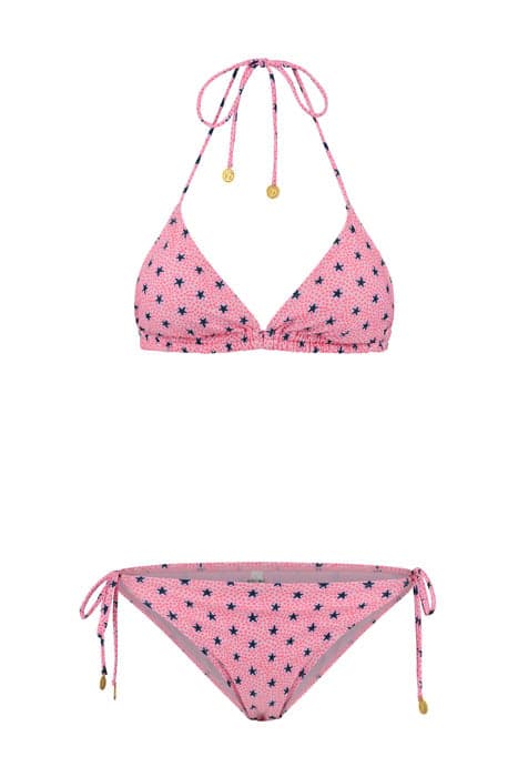 LADIES STARDUST LIZ TRIANGLE BIKINI AZALEA PINK by Shiwi