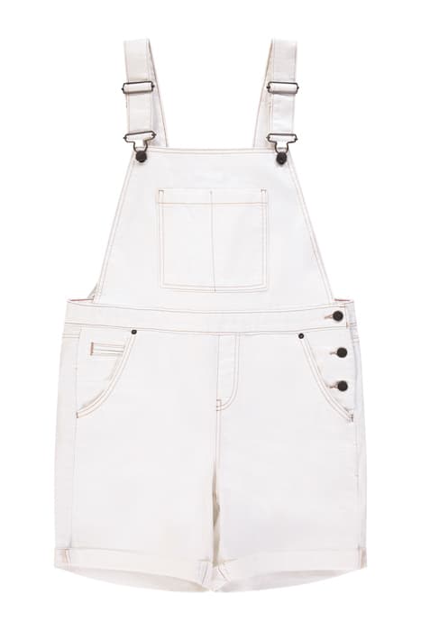 SUMMER SHORT DUNGAREE NAT WHITE by White Stuff