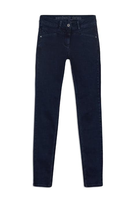 TROUSERS WOVEN LONG 24001687 DARK BLUE DENIM by Sandwich